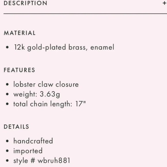 Kate Spade x tom & jerry mini pendant & earrings set in gold, pink, red, & black - Picture 4 of 5